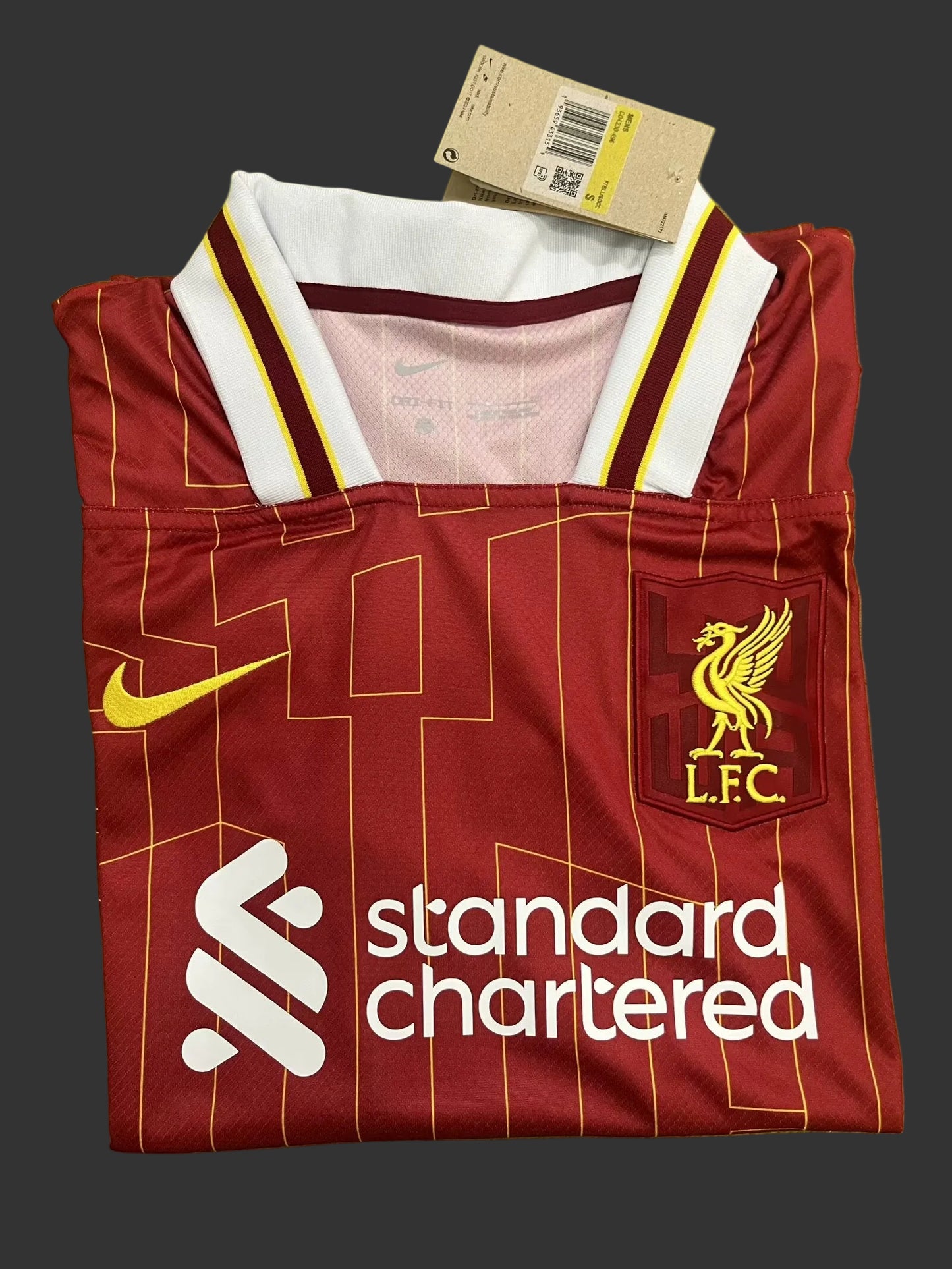 Liverpool Home Jersey 2024/25 Fans Version – Customizable Replica