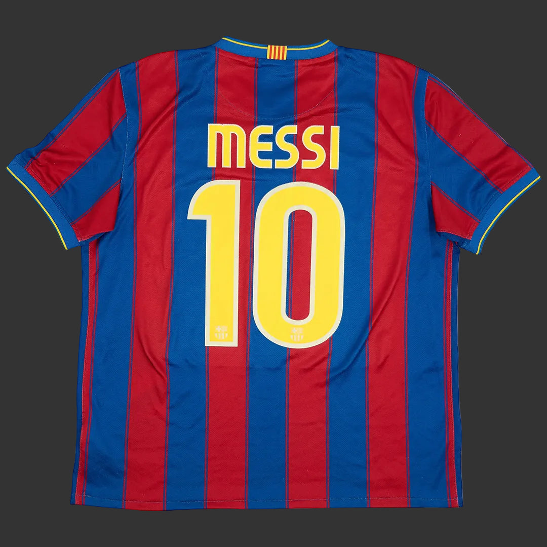 Messi 10 Barcelona Home Retro Jersey 2009/10