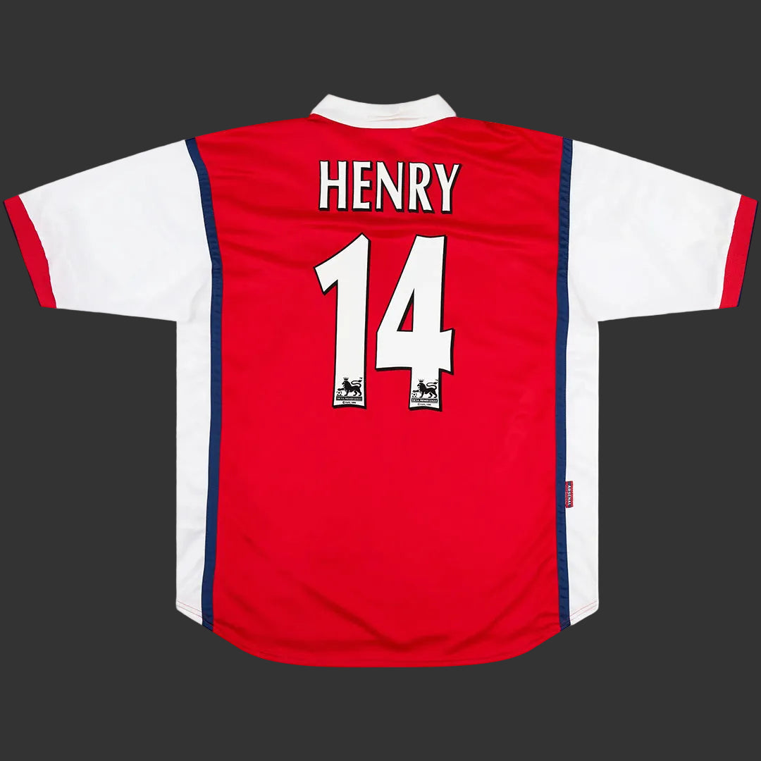 Arsenal Henry 14 Retro Jersey Home 1998/99
