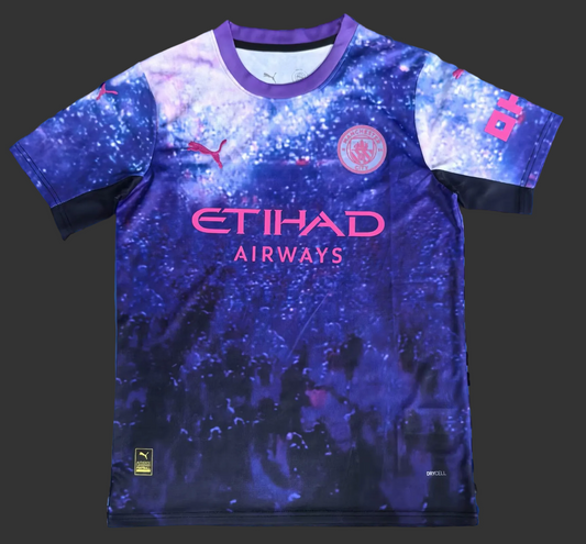 Manchester City 25/26 Fan Version Jersey Purple Concept