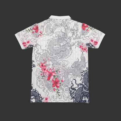 Fire Jerseys Real Madrid 26/27 Dragon PO White Rose Jersey