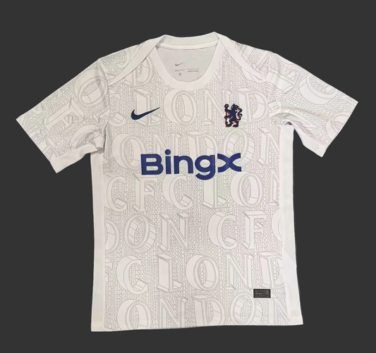 Chelsea Fans Version 25/26 Preâ€‘Match White Jersey
