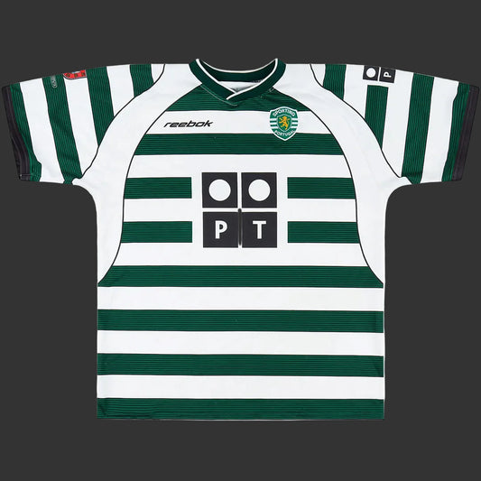 C.Ronaldo 28 Retro Sporting Lisbon Home Jersey 2002/03