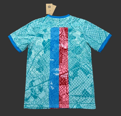 Barcelona Special Edition Jersey Lake Blue 25/26 Fans Version