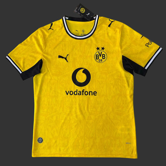 Dortmund Home Official MenÃ¢â‚¬â„¢s Fan Jersey 2026Ã¢â‚¬â€˜27 100% Polyester