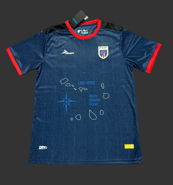 Men's 2026 Cape Verde Home Soccer Jersey Customizable