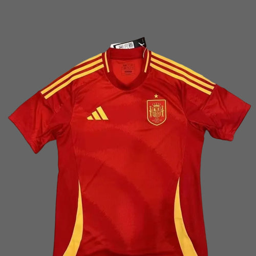 FireJerseys Spain Home Soccer Jersey 24/25 Fans Version