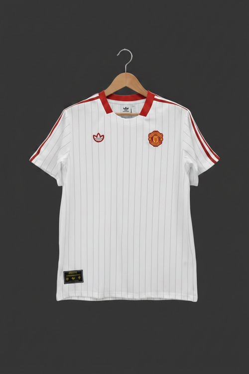 Manchester United Retro White-Red Jersey Fan Version 26/27