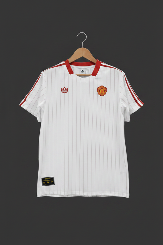 Manchester United Retro White-Red Jersey Fan Version 26/27