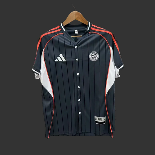 Bayern White Baseball Jersey Fans Version 25/26