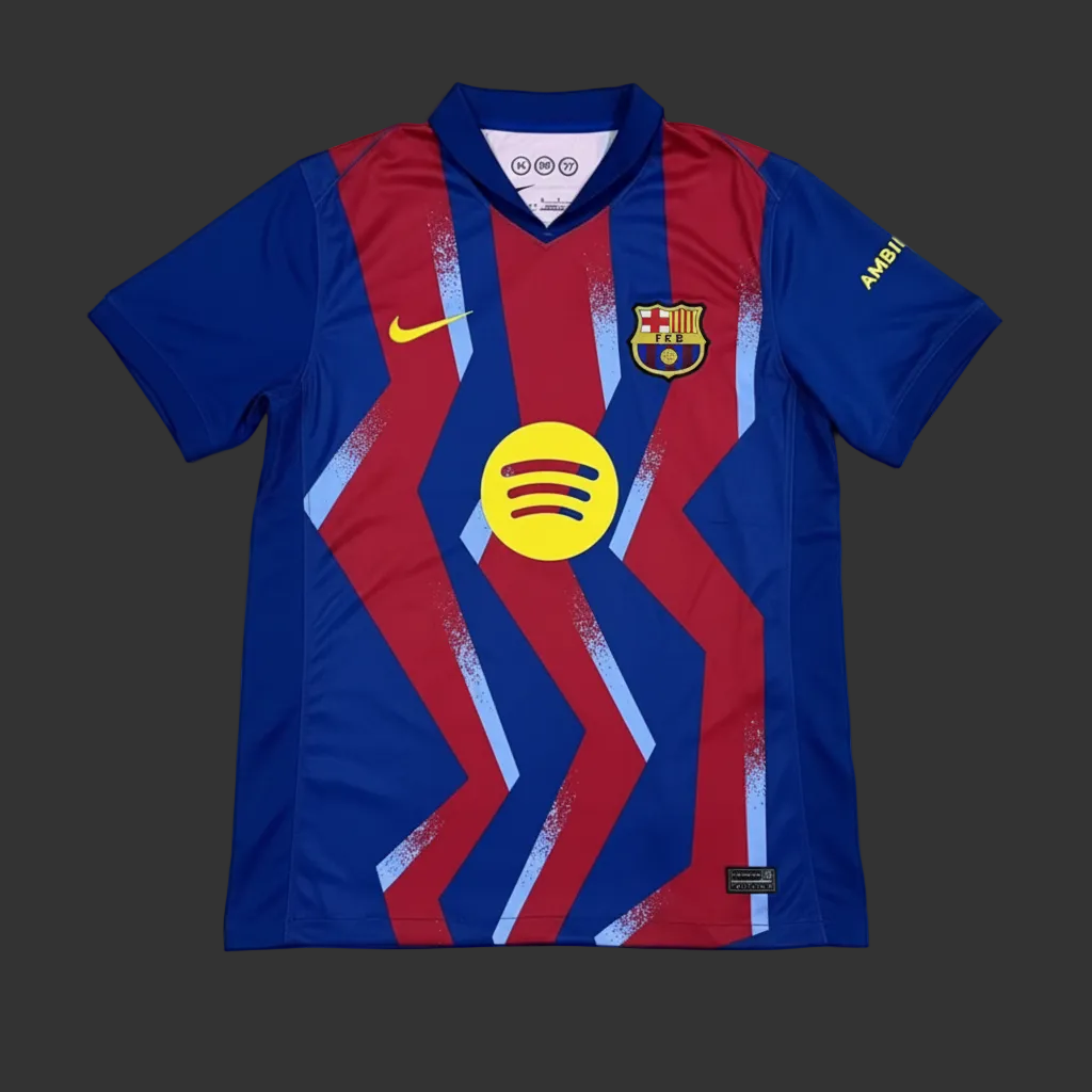 Barcelona Men's Fans Version 25/26 Three Guests Jersey