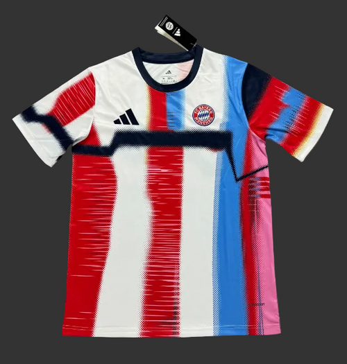 Bayern Munich TrainingSuit White Red Men's Jersey