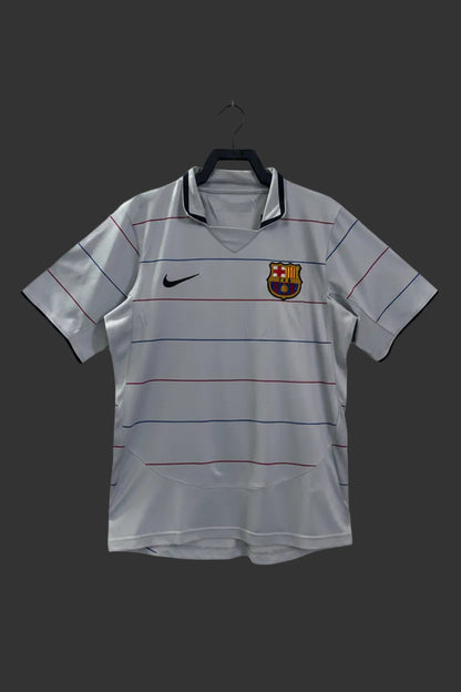 Barcelona Retro 03/04 Home Long Sleeve Jersey 100% Polyester