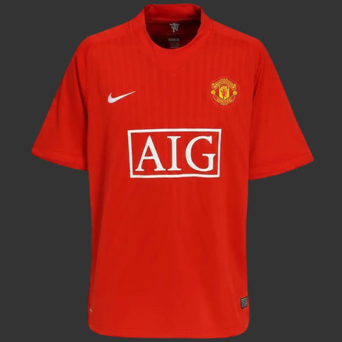Ronaldo 7 Retro Manchester United Home Jersey 2007/08