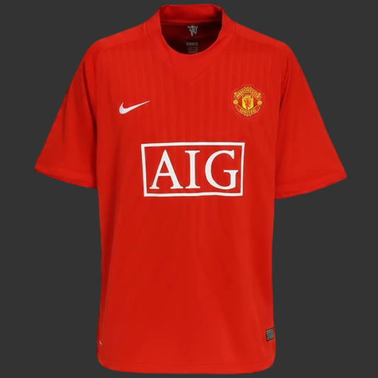 Ronaldo 7 Retro Manchester United Home Jersey 2007/08