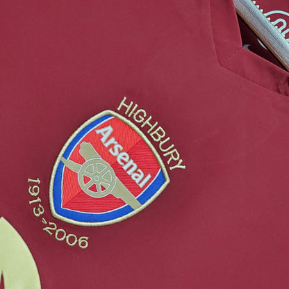 Men's Arsenal Retro 05/06 Official Home Jersey 2023‑24