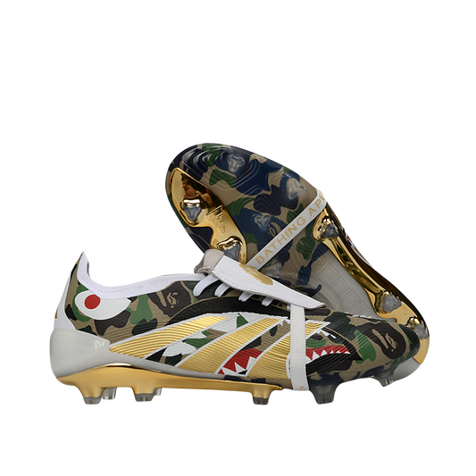 Predator x Bape Elite FG Football Jersey Tongue