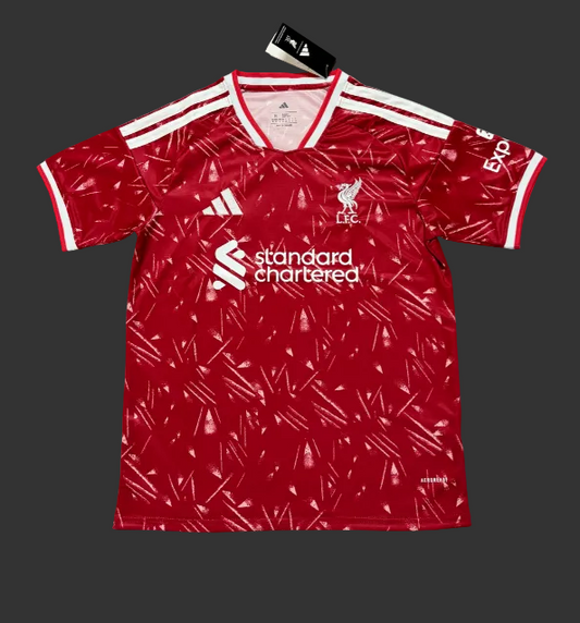 Firejerseys Fan Version 26/27 Liverpool Home Jersey 100% Polyester