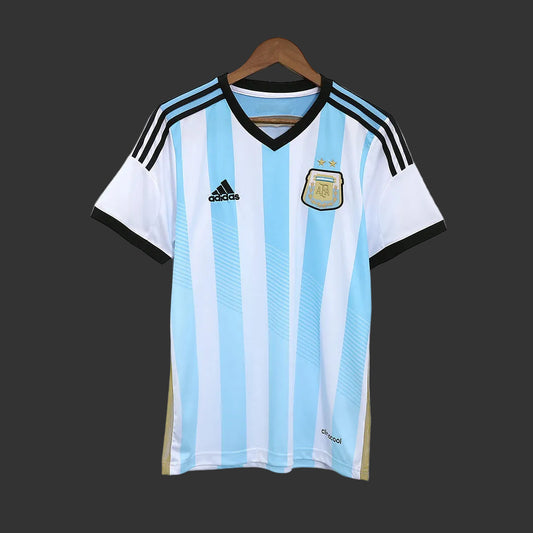 Messi 10 Argentina Retro Home Jersey 2014/15