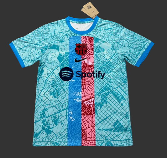 Barcelona Special Edition Jersey Lake Blue 25/26 Fans Version