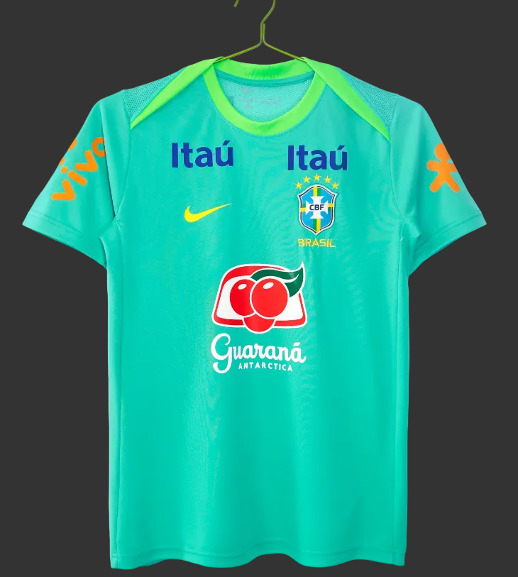 Retro 2024 Brazil Lake GreenTraining Suit