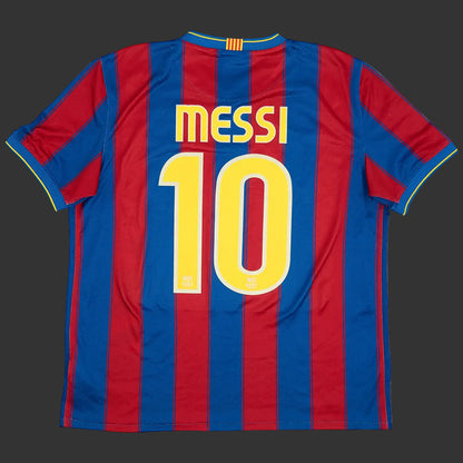 Messi 10 Barcelona Home Retro Jersey 2009/10
