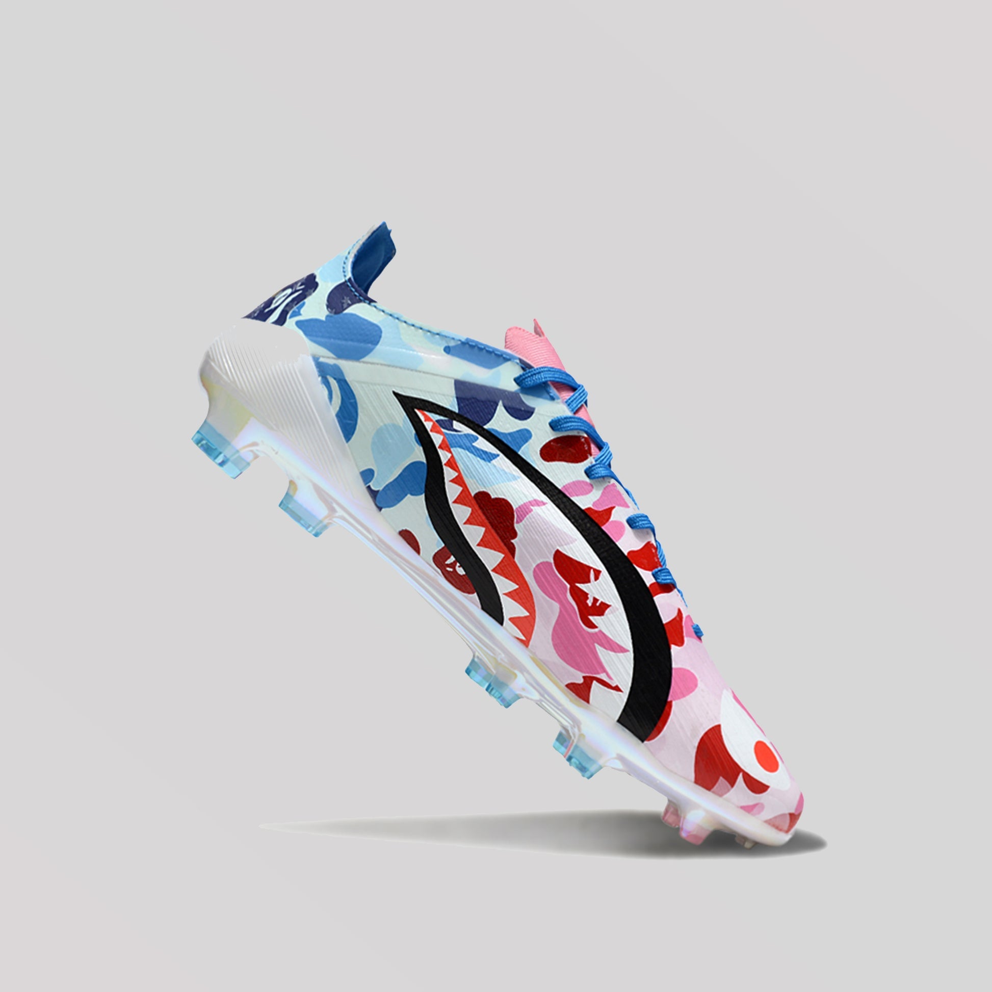 F50 X Bape Pink & Blue Football Jersey