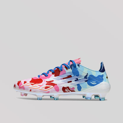 F50 X Bape Pink & Blue Football Jersey
