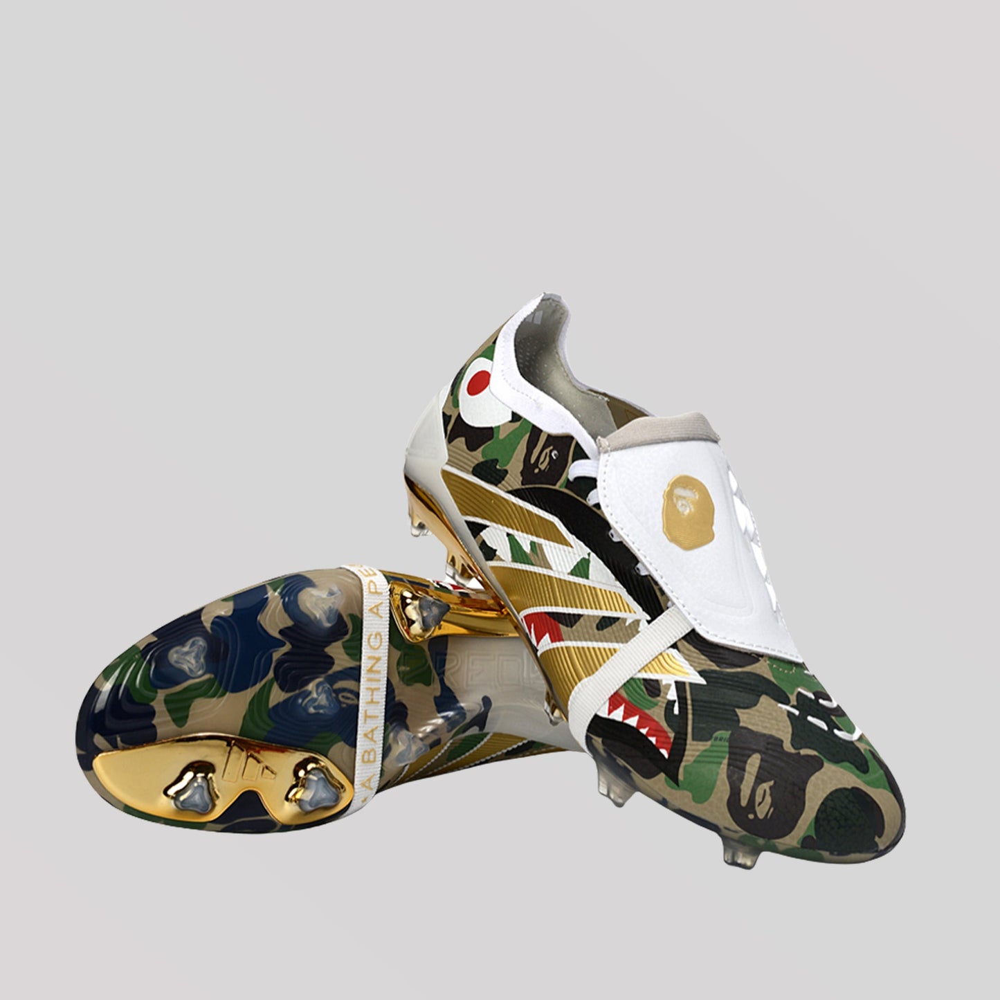 Predator x Bape Elite FG Football Jersey Tongue