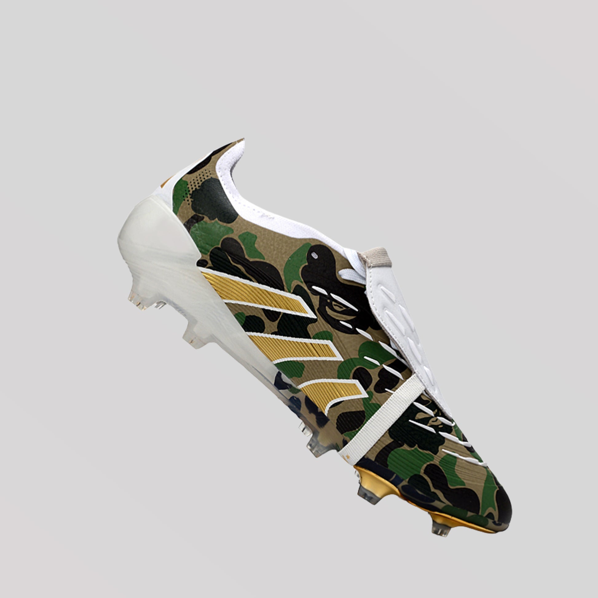 Predator x Bape Elite FG Football Jersey Tongue