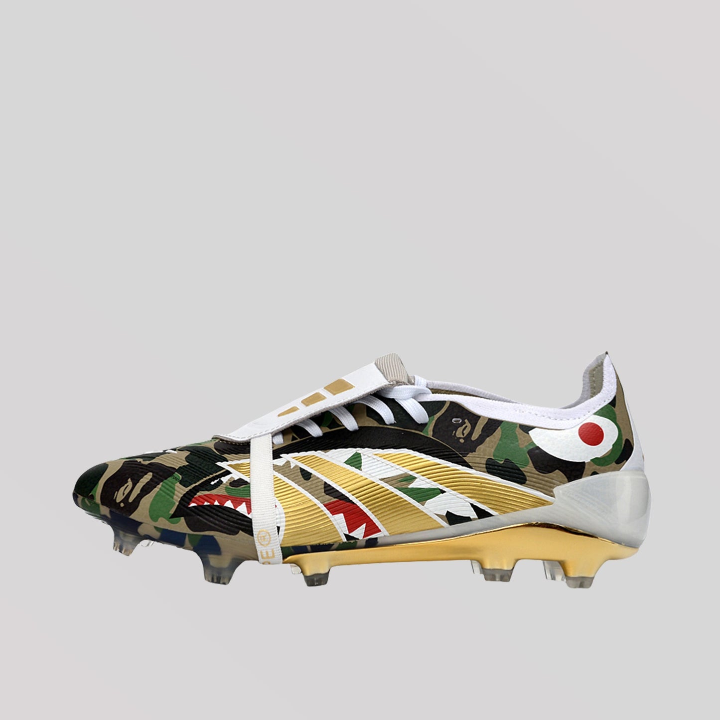 Predator x Bape Elite FG Football Jersey Tongue