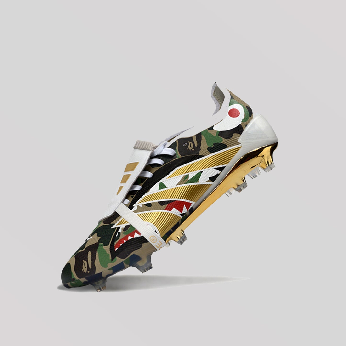 Predator x Bape Elite FG Football Jersey Tongue