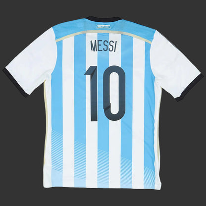 Messi 10 Argentina Retro Home Jersey 2014/15