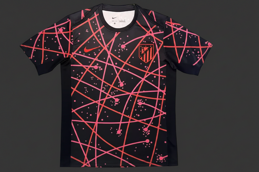 Atletico Madrid Fans Version 25/26 Red Black Training Uniform