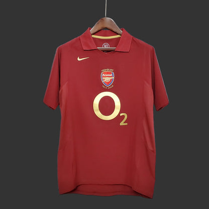Men's Arsenal Retro 05/06 Official Home Jersey 2023‑24