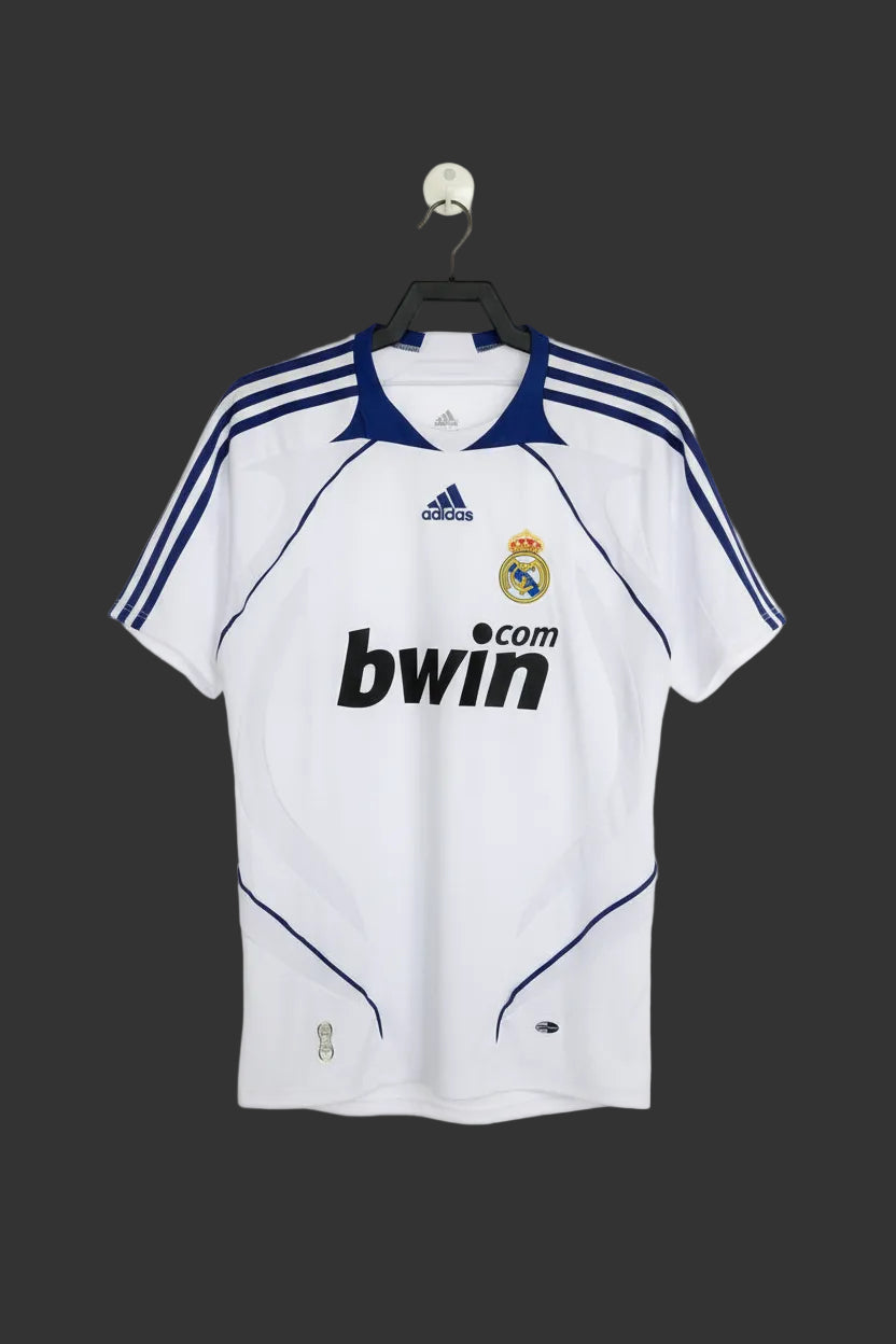 Men's Real Madrid Retro 2007/08 Home Jersey