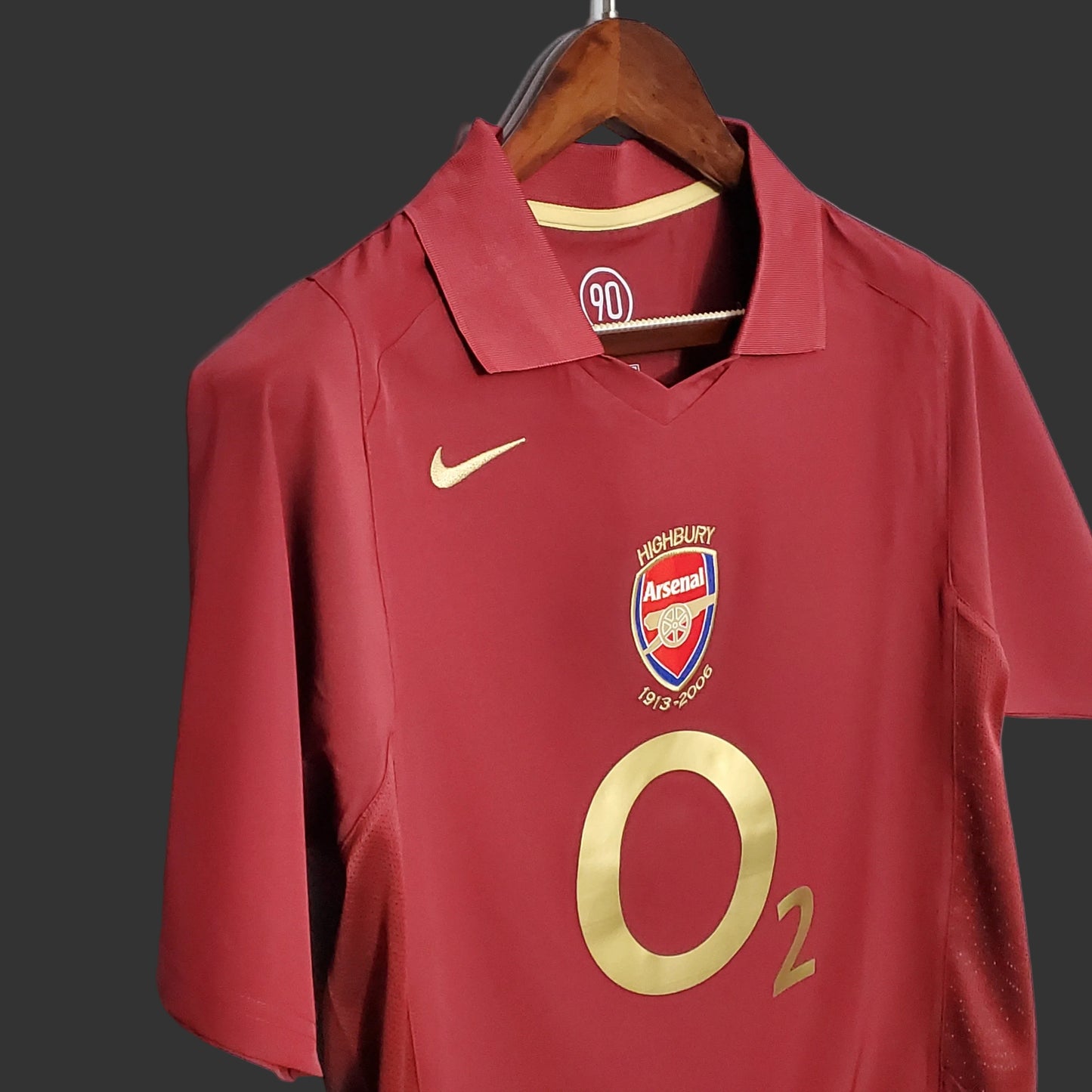 Men's Arsenal Retro 05/06 Official Home Jersey 2023‑24
