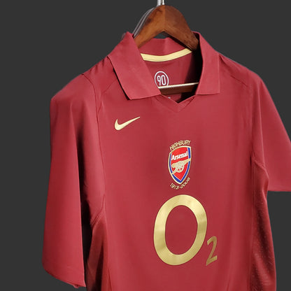 Men's Arsenal Retro 05/06 Official Home Jersey 2023‑24