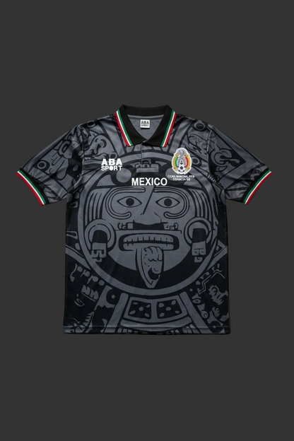 Retro 1998 Mexico Black Men's Soccer Jersey