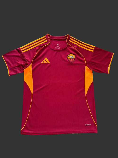 Roma Home Ground Jersey 25/26 Fans Version Polyester