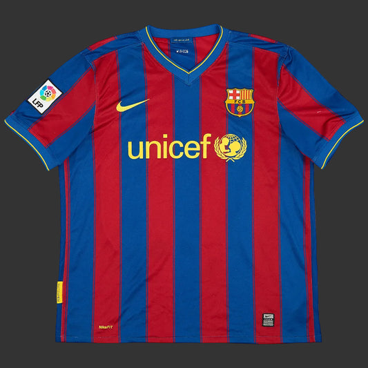 Messi 10 Barcelona Home Retro Jersey 2009/10