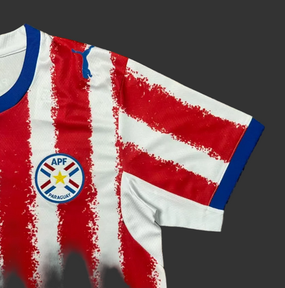 Paraguay Home Jersey Fans Version 26/27